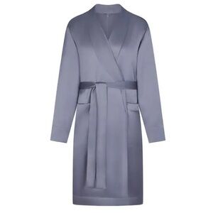 NWT Skims Sleep Sateen Unisex Robe in Slate Size 4X